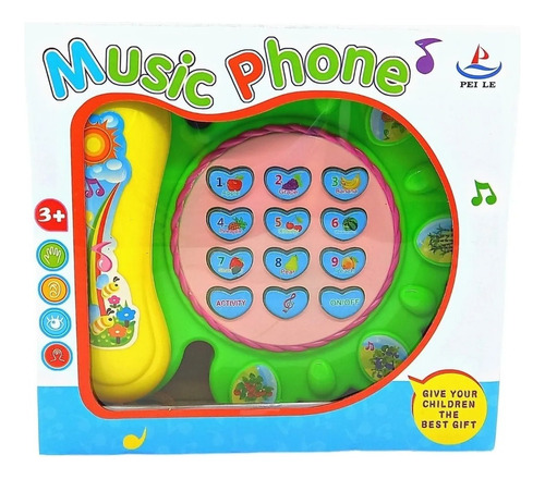 Telefono Celular Sonido Luces Educativo Melodia Piano Musica