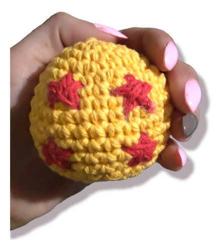 Esfera Del Dragón Ball Z Crochet Adorno Navideño C/u. Goku