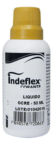 Corante Indeflex Ocre 50ml - Kit C/12 Peca 