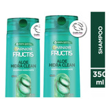 Garnier Fructis Aloe Hidra Clean Shampoo Hidrantante Kit X 2