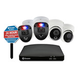 Swann 4 Cámaras 4 Canales 1080p Hd Dvr 1tb Security System