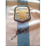 Camiseta Autografiada Por Messi Mundial 2014 (autenticada)