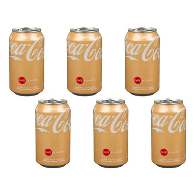 Refresco Coca Cola Sabor Vainilla 6 Piezas De 355ml