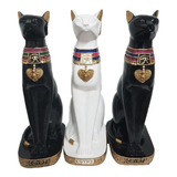 Figura Decorativa Gato Egipcio - Llama Sagrada -