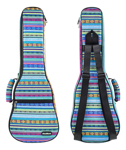 Funda De Ukelele Con Estilo Hawaiano , Azul