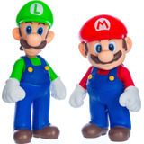 Mario Bros Y Luigi Duo Muñecos Juegutes Pack 2 Figuras.