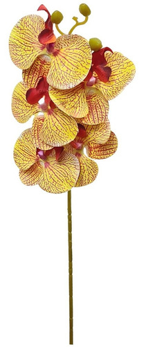 Orquídea Artificial 3d Arranjo Realista Decoração Para Vaso