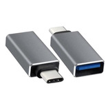 Adaptador Conversor Usb 3.0 H Jack Usb 3.1 Tipo C M Plug Otg