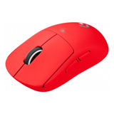Mouse Logitech Gamer Prox Superlight S/ Fio Red Cor Vermelho