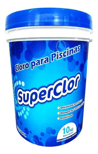 Balde De Cloro Para Piscina 10 Kg