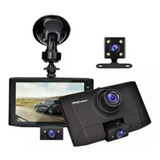 Cámara Taxi Carro Video Automovil Dvr De3 Lentes Fullhd1080