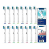 16pcs Cabezas De Cepillo Para Polvo De Repuesto Para Oral B.