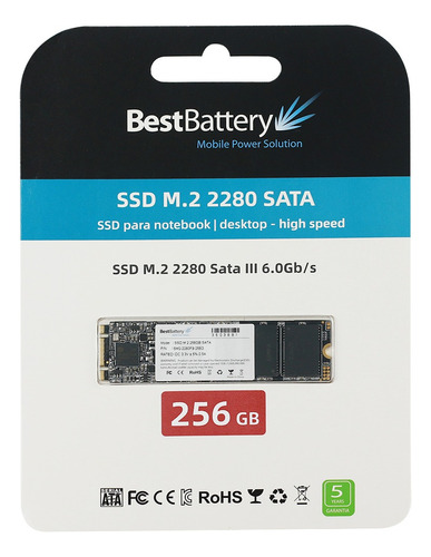 Hd Ssd M2 256gb 5 Anos De Garantia