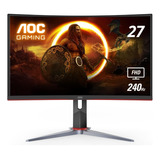 Aoc C27g2z Monitor Curvo De 27 Pulgadas, 1080p, 0,5 Ms 240hz