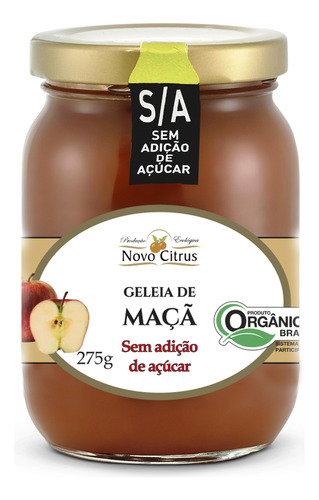 Doces E Geleias Gourmet Sem Açúcar Novo Citrus Uva 275g