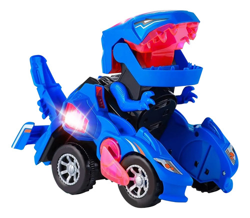 Carro Juguetes Dinosaurios Transformer Niños De Luz/sonido