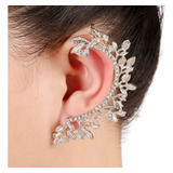  Brinco Earcuff Prata Moda Luxuoso Casamento Blogueira