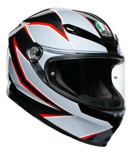 Casco Para Moto Agv K6 Flash Ad Talla L Color Negro 1967