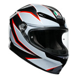 Casco Para Moto Agv K6 Flash Ad Talla L Color Negro 1967