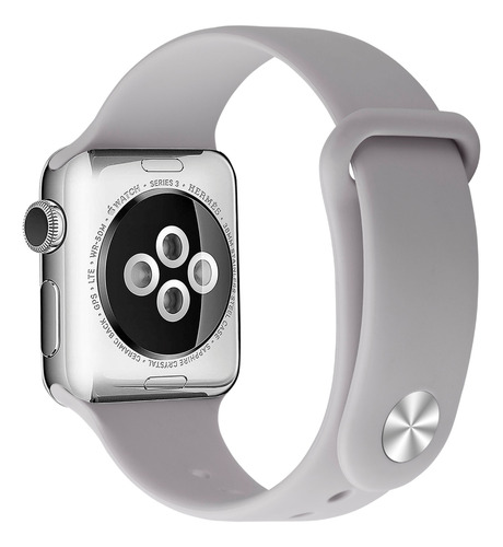 Correa Botón Compatible Iwatch Apple Watch 42/44/45mm Lavan