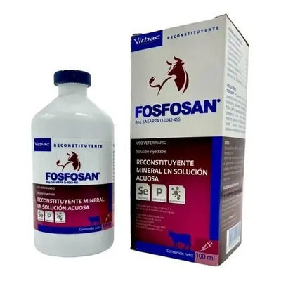 Fosfosan Reconstituyente Mineral Virbac 100 Ml | Envío gratis