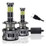 Par Luces Turbo Led 8 Caras, H7 18000lm 180w 12v 24v