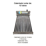 Calentador Solar Novosol De Acero Inox (12 Tubos)