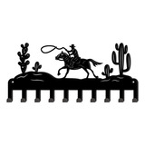 Superdant Ganchos De Pared Vaqueros Llavero De Cactus Gancho
