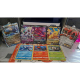 7 Tarjetas Gigantes De Pokemon Tcg,pikachu,kingdra,rapidash