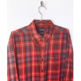 Camisa Cuadros Roja Brooks Brothers