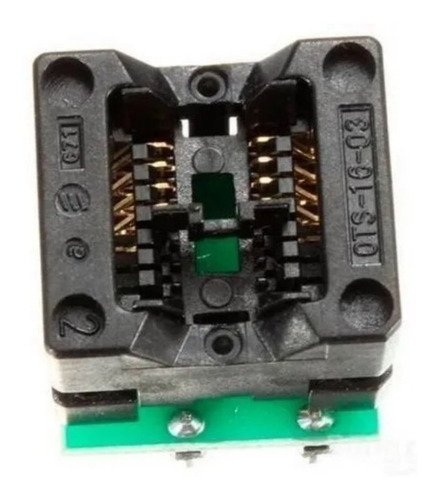 Adaptador Soic8 Sop8 A Dip8 150 Mil 1153 Zif Smd Eeprom