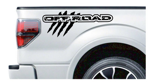 Calcas Sticker Off Road Rasguño Batea + Regalo Tapa Pick Up