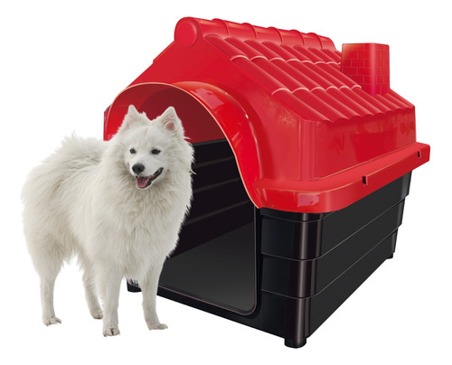 Casa Pet N6 Casinha Cães Cachorros De Plástico Mec Pet