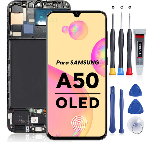 Pantalla Para Samsung A50 A30 A505 Display Oled Con Marco