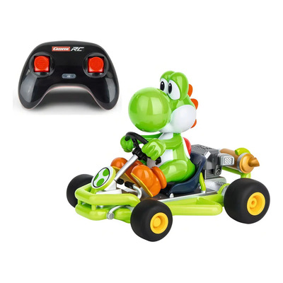 Mario Kart Carrera Rc - Yoshi En Auto Pipe Kart Color Verde | Meses sin interés