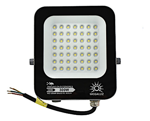 Reflector Led 30w/300w 3300lm Uso Exteriores Ip65 10 Piezas