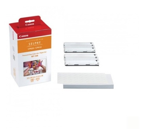  Set Papel Y Tinta Canon Rp-108 Para Impresora Selphy