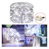 20 Paquetes De Luces Decorativas 5m Tira Led Navideña 5v Usb