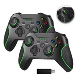 Kit 2 Controles Xbox One Compatível Sem Fio Bluetooth Pc