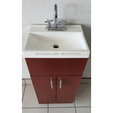 Gabinete Baño Mueble Mini C Lavabo Y Llave Oferta Moderno