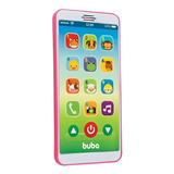 Celular De Brinquedo Educativo Baby Phone Rosa 6842 - Buba