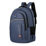 Mochila Escolar Oficina Gym Viaje Back Pack Casual 1533 S Color Azul
