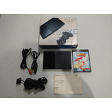 Playstation 2 Ps2 Slim Bloqueado Japonês + Caixa + Manual + Acessórios