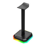 Suporte Headset Scepter Pro Ha300 Rgb 10 Modos De Iluminação