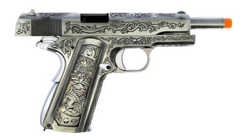 Pistola Gbb 1911 We Pattern Prateada