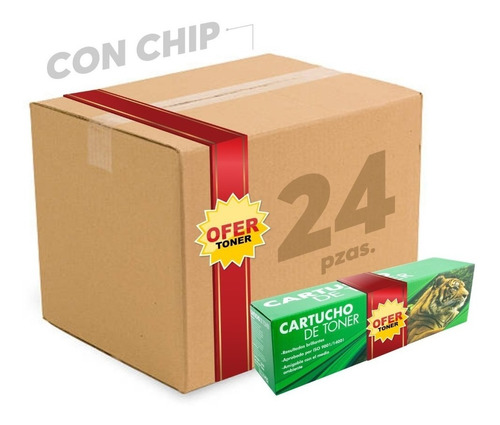 Caja 24 Pza Toner 105a Con Chip Compatible Con 107w