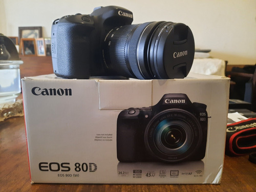 Canon 80 D Con 37 Mil Disparos Como Nueva. U$ 850.