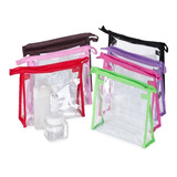 5 Necessaires Transparente Organizar P/ Viagem 