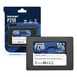 Ssd 512gb Patriot P210 2.5  Sata Iii 6gb/s P210s512g25