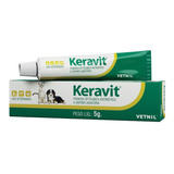 Pomada Oftálmica Keravit Vetnil 5g Original Envio Imediato